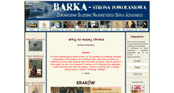 Desktop Screenshot of barka.sercanki.org.pl