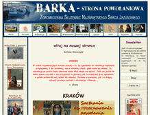 Tablet Screenshot of barka.sercanki.org.pl